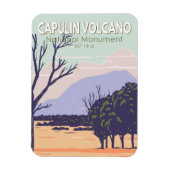 カプリン火山国定記念碑ヴィンテージ マグネット (縦)
