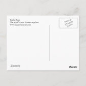 カプリン食べ物ラスの草 ポストカード (裏面)