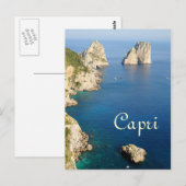 カプリ島の旅 ポストカード (正面/裏面)