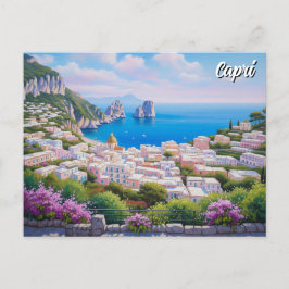 カプリ島イタリア旅行 ポストカード