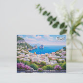 カプリ島イタリア旅行 ポストカード (スタンド正面)