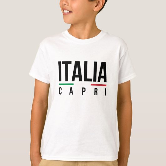 カプリ島イタリア Tシャツ (正面)