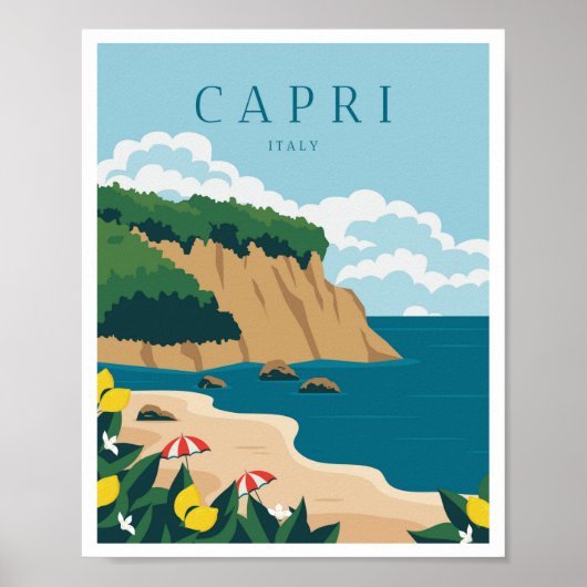 カプリ島 イタリア ポスター (正面)
