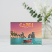 カプリ島、イタリア ポストカード (スタンド正面)