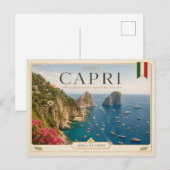 カプリ - イタリア ポストカード (正面/裏面)