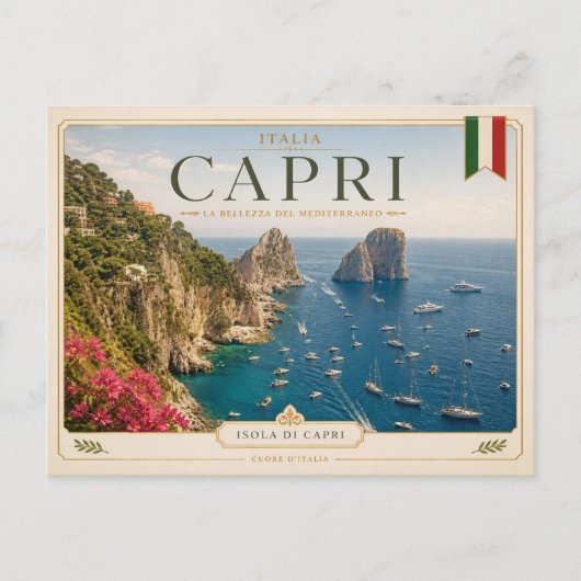 カプリ - イタリア ポストカード (正面)