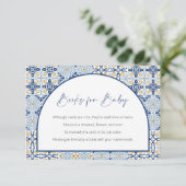 カプリ ベビーシャワー イタリアン"テーマ" 赤ちゃんのための本 エンクロージャーカード (スタンド正面)