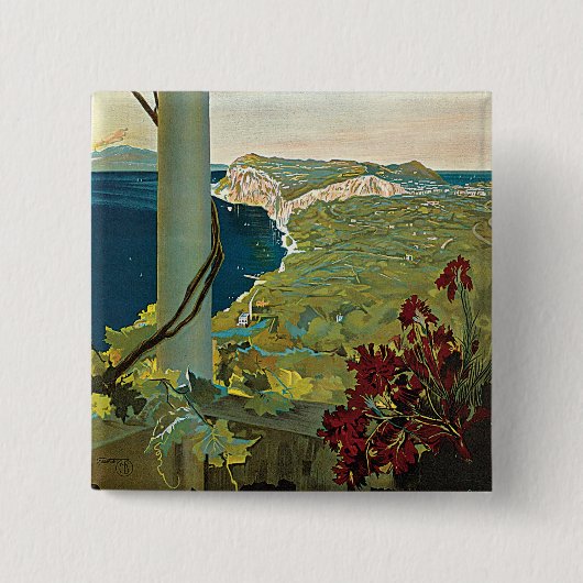 カプリ 缶バッジ (正面)