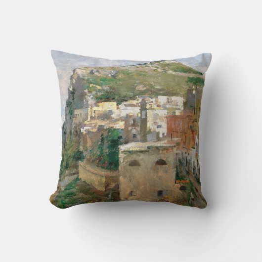 カプリ(Theodore Robinson著) クッション (正面)