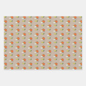 カプレーゼイタリアン前菜シェフグルメ花嫁ギフト ラッピングペーパーシート (正面3)