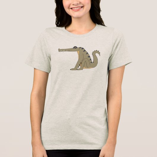 カプロスクス恐竜大人Tシャツ トライブレンドＴシャツ (正面)