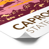 カプロックキャニオンズ州パークアンドトレイルウェイテキサス州 ポスター (角)