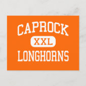 カプロックロンゴンズハイスクールアマリロテキサス州 ポストカード (正面)