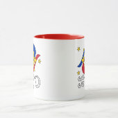 カプワ（バイバイン文字） マグカップ (中央)