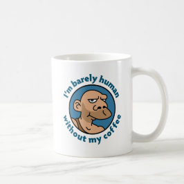 カベおもしろいマン コーヒーマグカップ