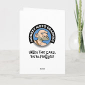 カベおもしろいメン誕生日 カード (裏面)