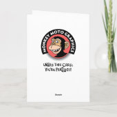 カベおもしろいメン誕生日 カード (裏面)