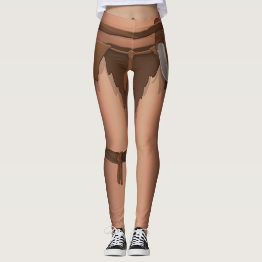 カベマンおもしろいレギンスズハロウィン衣装パンツ レギンス (正面)