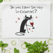 カベルネットへの行き方を知ってるか?ワインパン キッチンタオル (折り畳み)