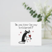 カベルネットへの行き方を知ってるか?ワインパン ポストカード (スタンド正面)