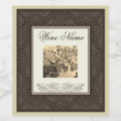 カベルネットソーヴィニヨン古ワインラベル ワインラベル (シングルラベル)