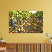 カベルネ・ソーヴィニヨンつる植物が キャンバスプリント (インサイチュ (リビング))