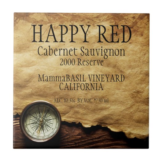 カベルネ・ソーヴィニヨン・タイル! タイル (正面)