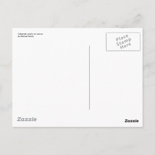 カベルネ ポストカード (裏面)