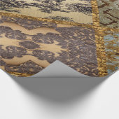 カペテエレガントンキルト15歳のヴィンテージフランスの ラッピングペーパー (角)