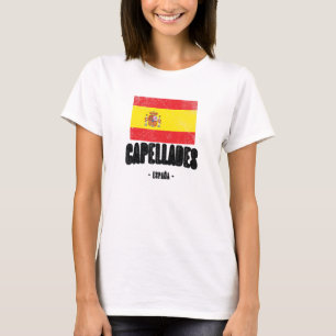 カペラデスSpain Esフラッグシティ – Bandera Ropa - Tシャツ