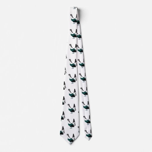 カペルカイリーのバードアートタイ ネクタイ (正面)