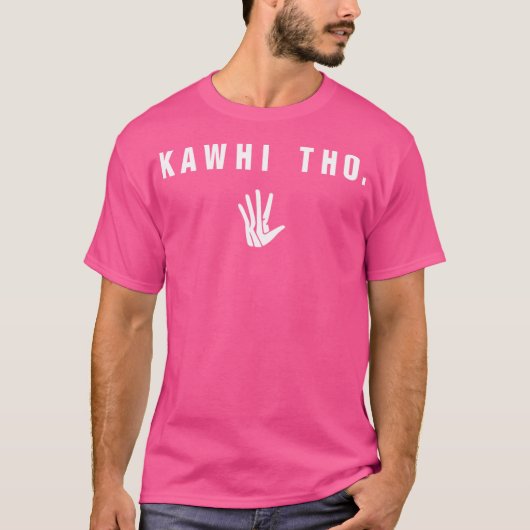 カホイトー(ホワイトフォント) Tシャツ (正面)