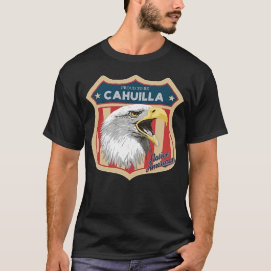 カホイラ族先住民アメリカインディアン誇りを持ったレスペック Tシャツ (正面)