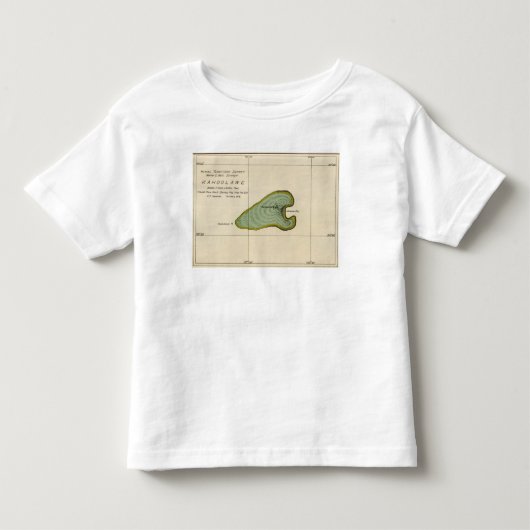 カホオラウェ島、ハワイ トドラーTシャツ (正面)