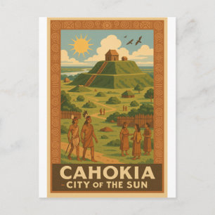 カホキア - モウンドの古代都市 ポストカード
