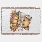 カボつるプのまわりにキンス スローブランケット (正面)