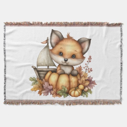 カボつるプのまわりにキンス スローブランケット (正面)