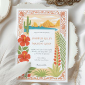 カボエレガントサンルーカスザアーチフローラズ結婚 招待状