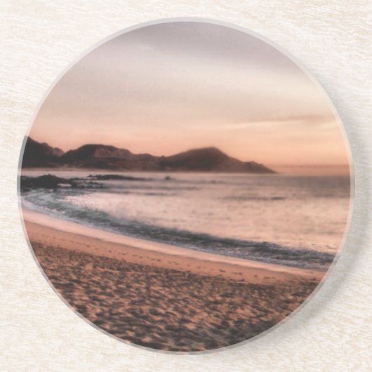 カボカラフルサンセット コースター (正面)