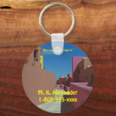 カボカラフルラゲッジI.D.ラベル キーホルダー (正面)