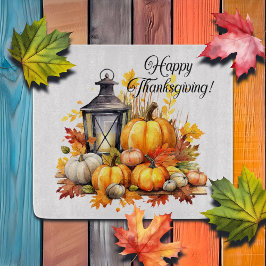 カボキンカエデの木の離れ木のランプ感謝祭 カッティングボード