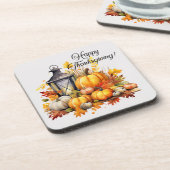 カボキンカエデの木の離れ木のランプ感謝祭 コースター (左側)