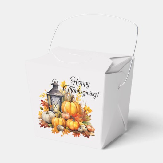 カボキンカエデの木の離れ木のランプ感謝祭 フェイバーボックス (正面サイド)