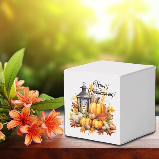カボキンカエデの木の離れ木のランプ感謝祭 フェイバーボックス