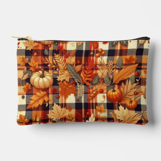 カボキンカエデ離れルズ秋のプレイス アクセサリーポーチ (正面)