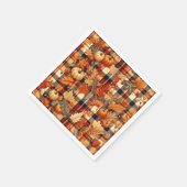 カボキンカエデ離れルズ秋のプレイス スタンダードカクテルナプキン (角)