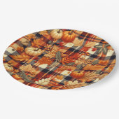 カボキンカエデ離れルズ秋のプレイス ペーパープレート (アングル)