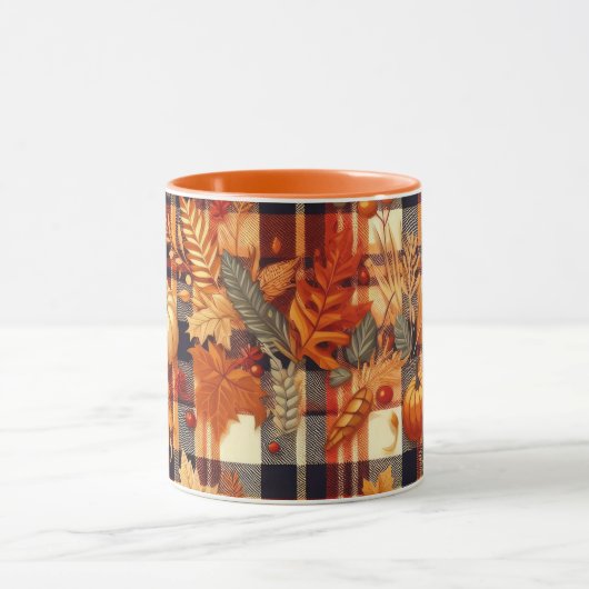 カボキンカエデ離れルズ秋のプレイス マグカップ (中央)