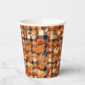 カボキンカエデ離れルズ秋のプレイス 紙コップ (左)
