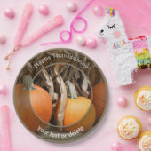 カボキンコーンクアパーソナライズされた秋感謝祭 ペーパープレート (パーティー)